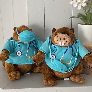 NEW🌈 Bell Plush Doctor Beavers animals